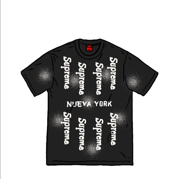 SUPREME NUEVA YORK S/S TOP BLACK - Picture 4 of 4